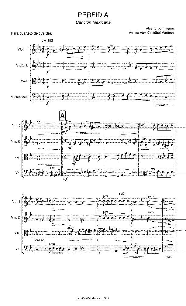 Partitura Origen