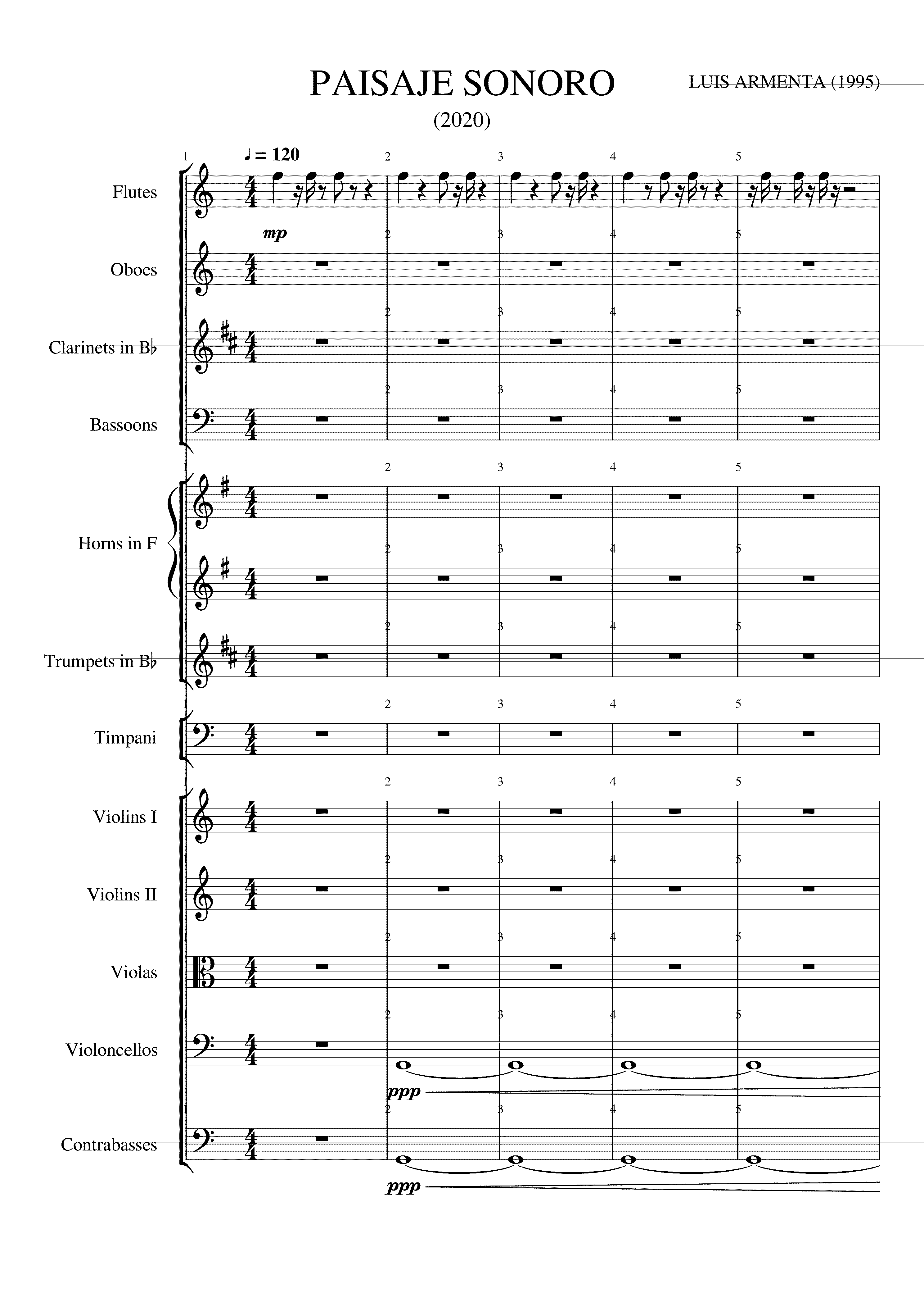 Partitura Paisaje Sonoro