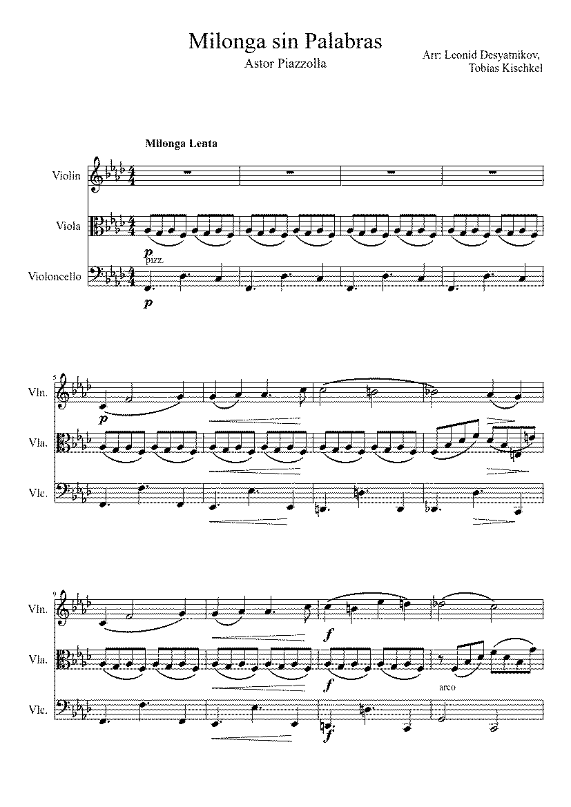 Partitura Palabras