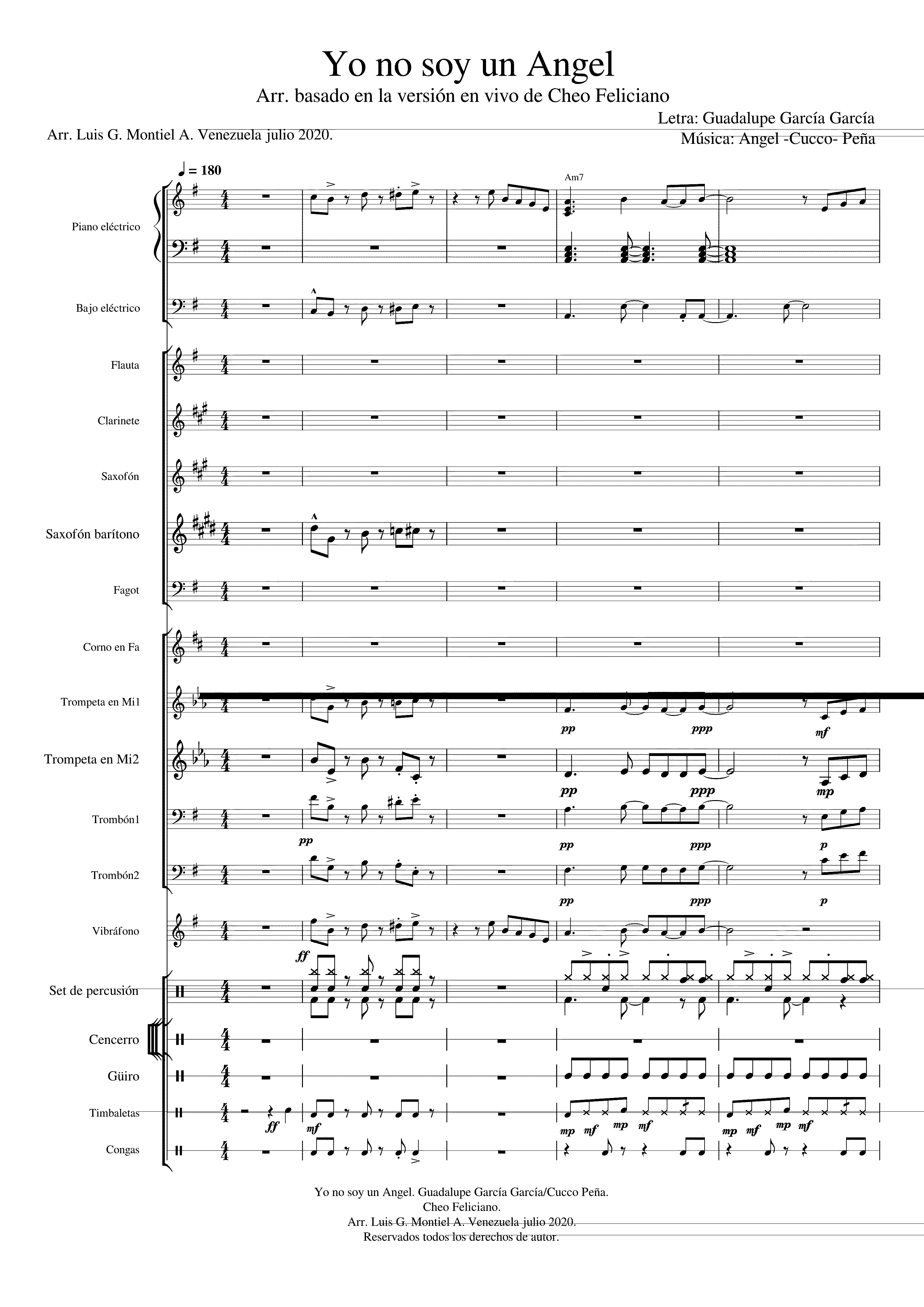 Partitura Papel Pared