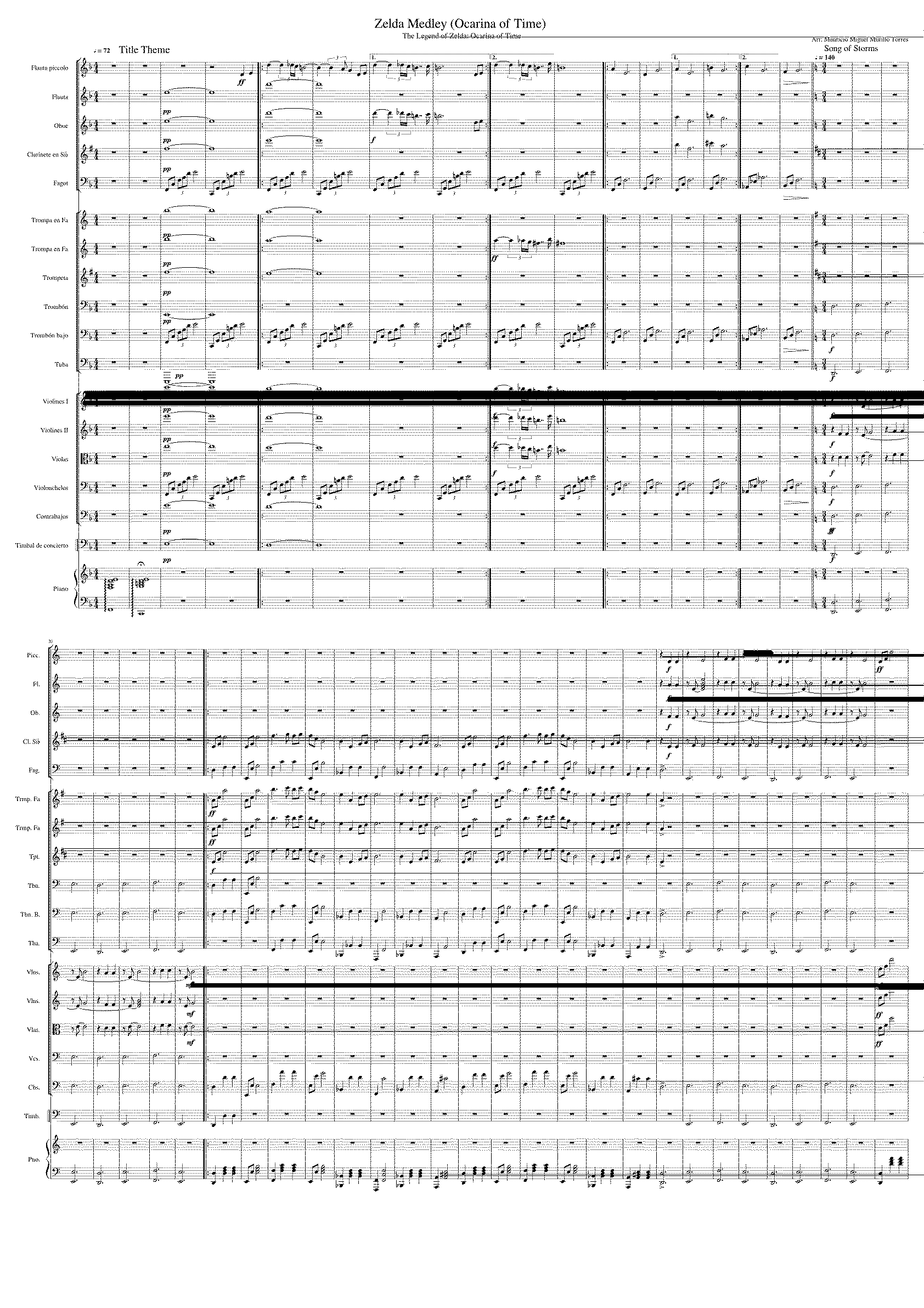 Partitura Para Ocarina Lost Woods