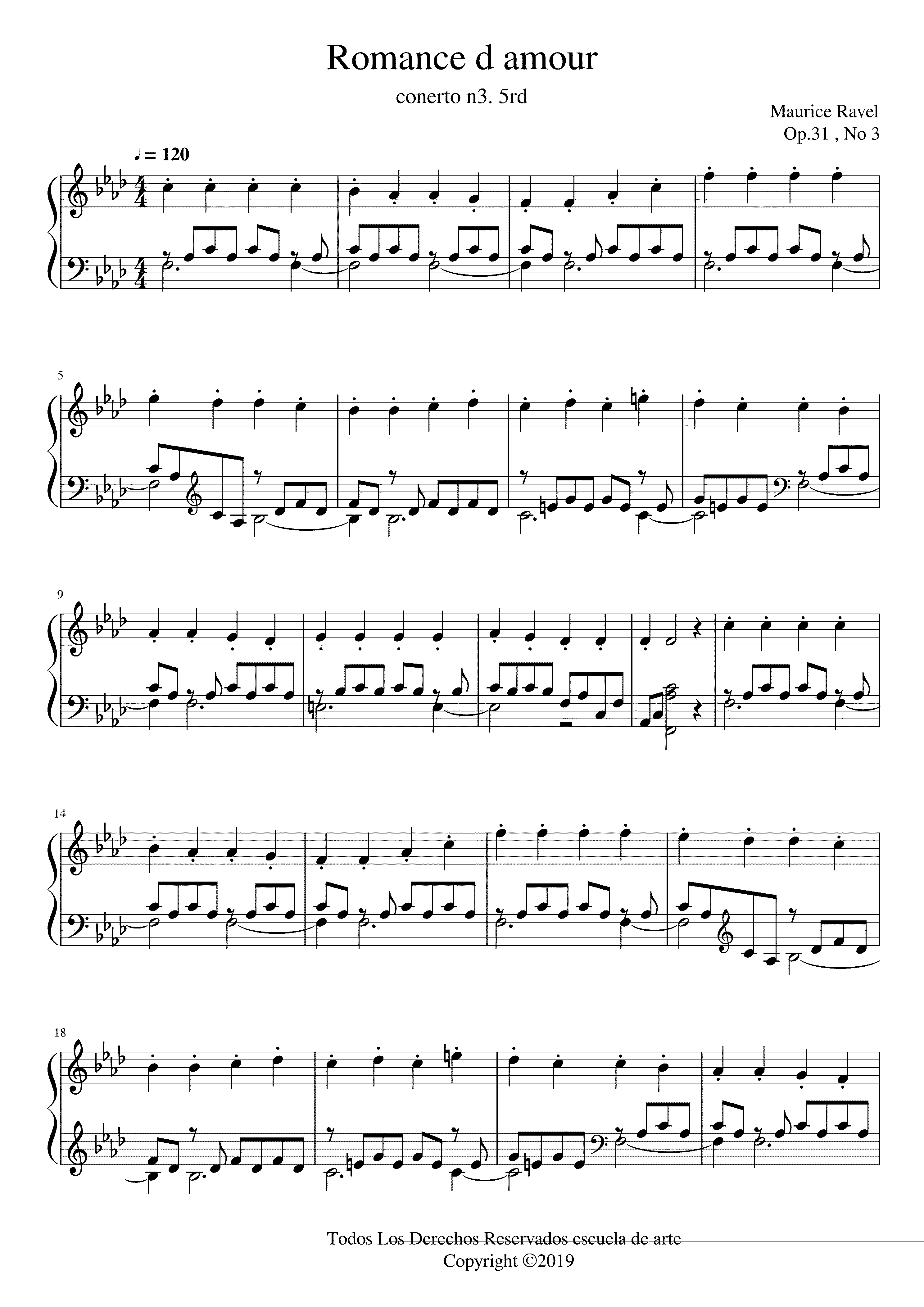 Partitura Partes de Una