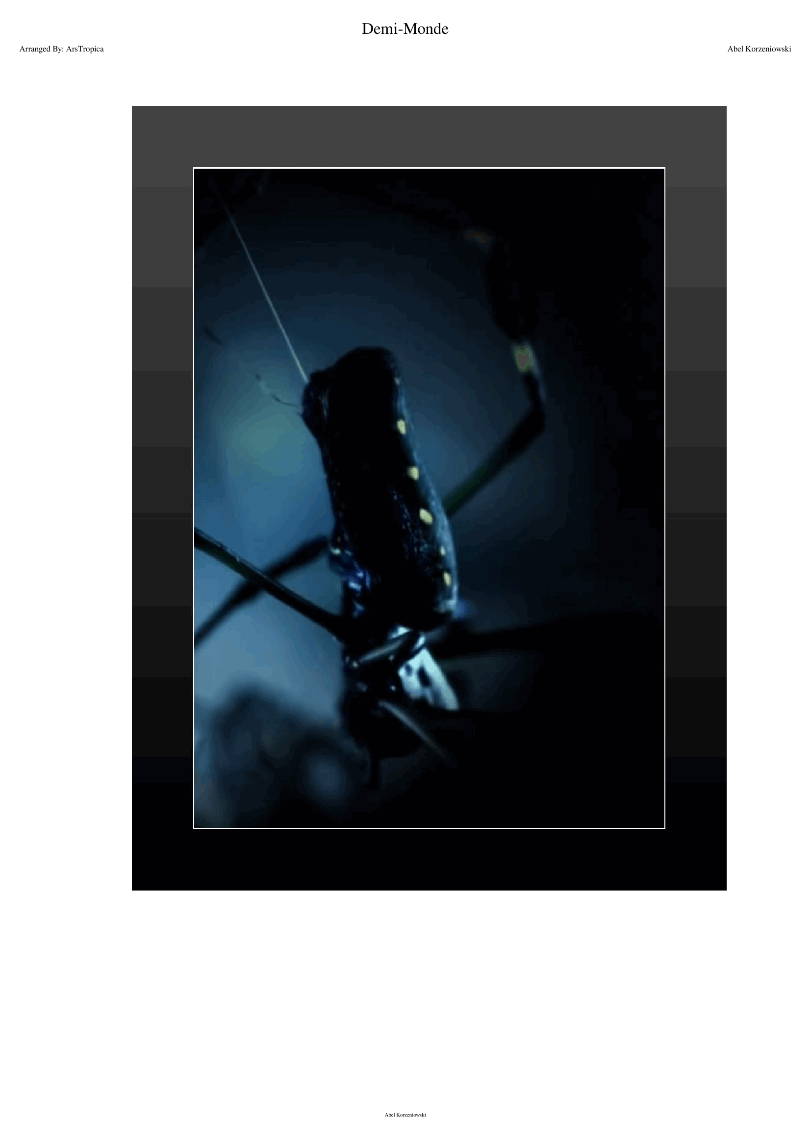 Partitura Penny Dreadful