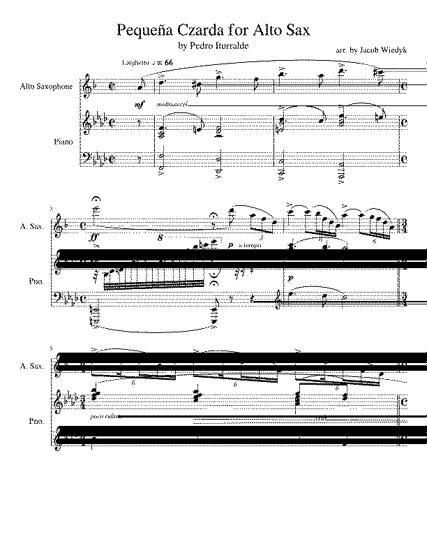 Partitura Pequeña