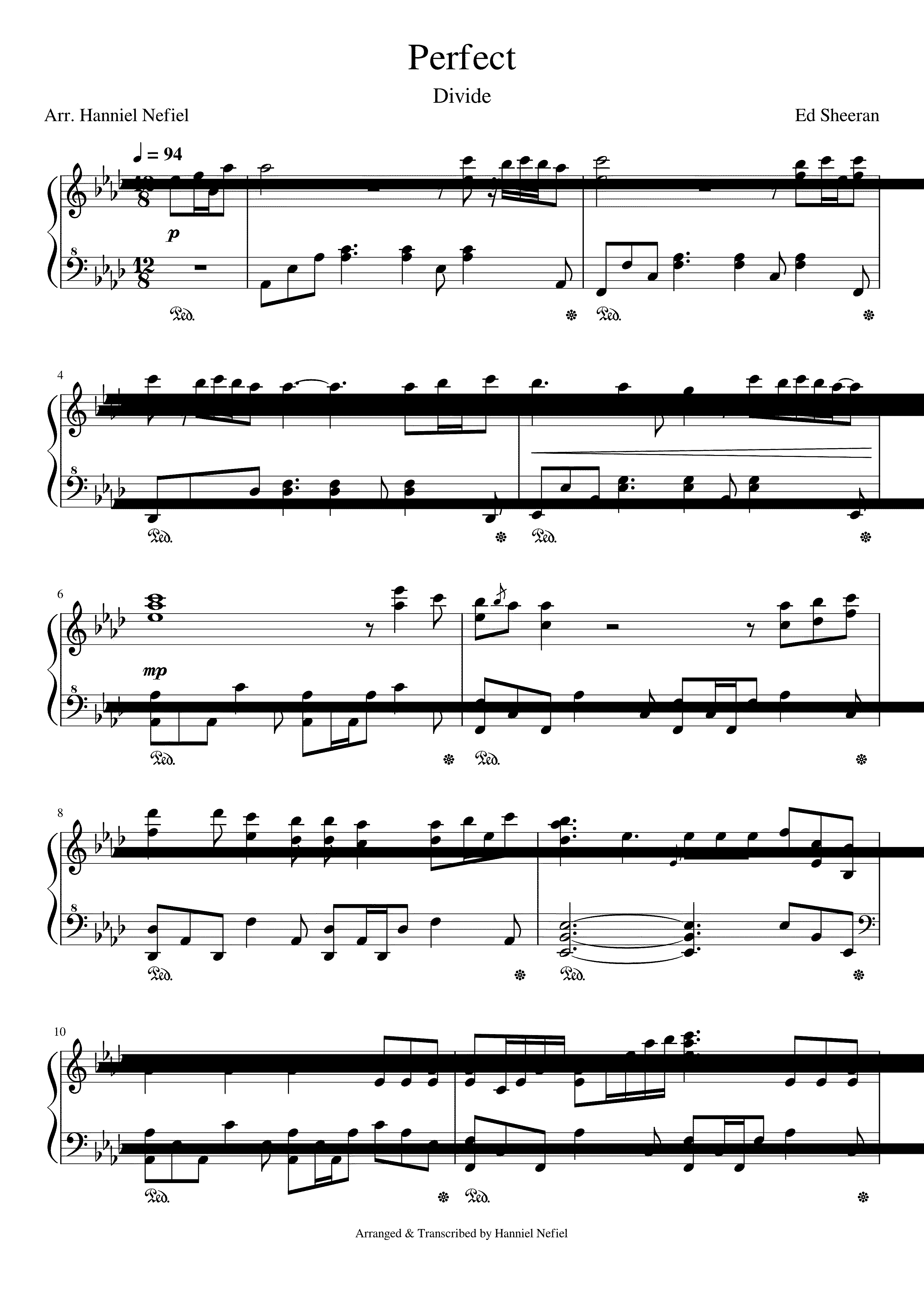 Partitura Perfect