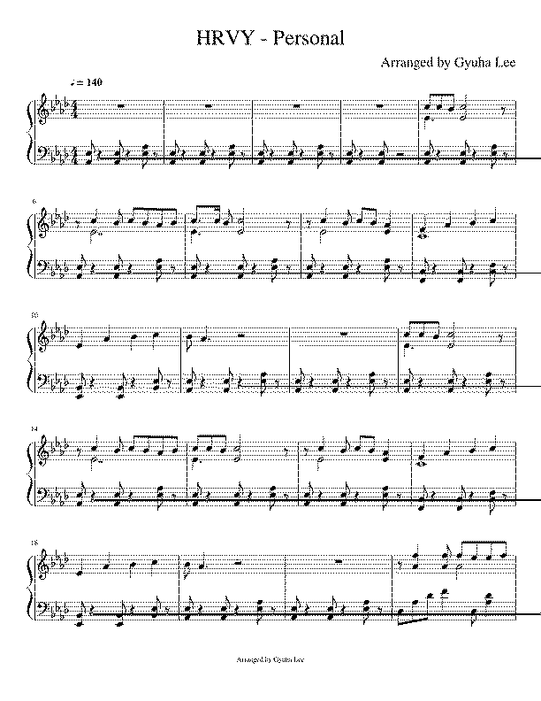 Partitura Personal