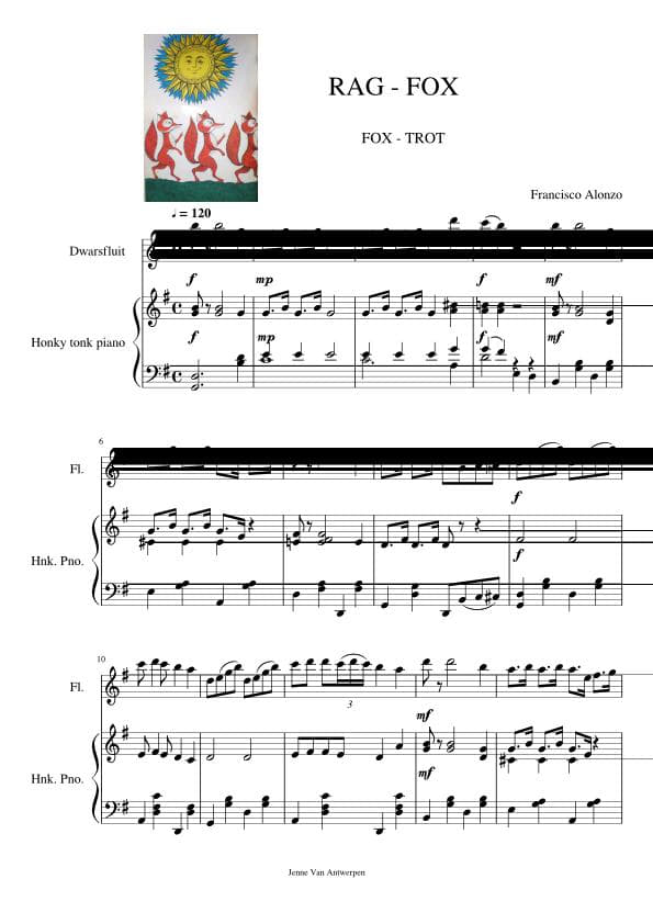 Partitura Pichi Las Leandras