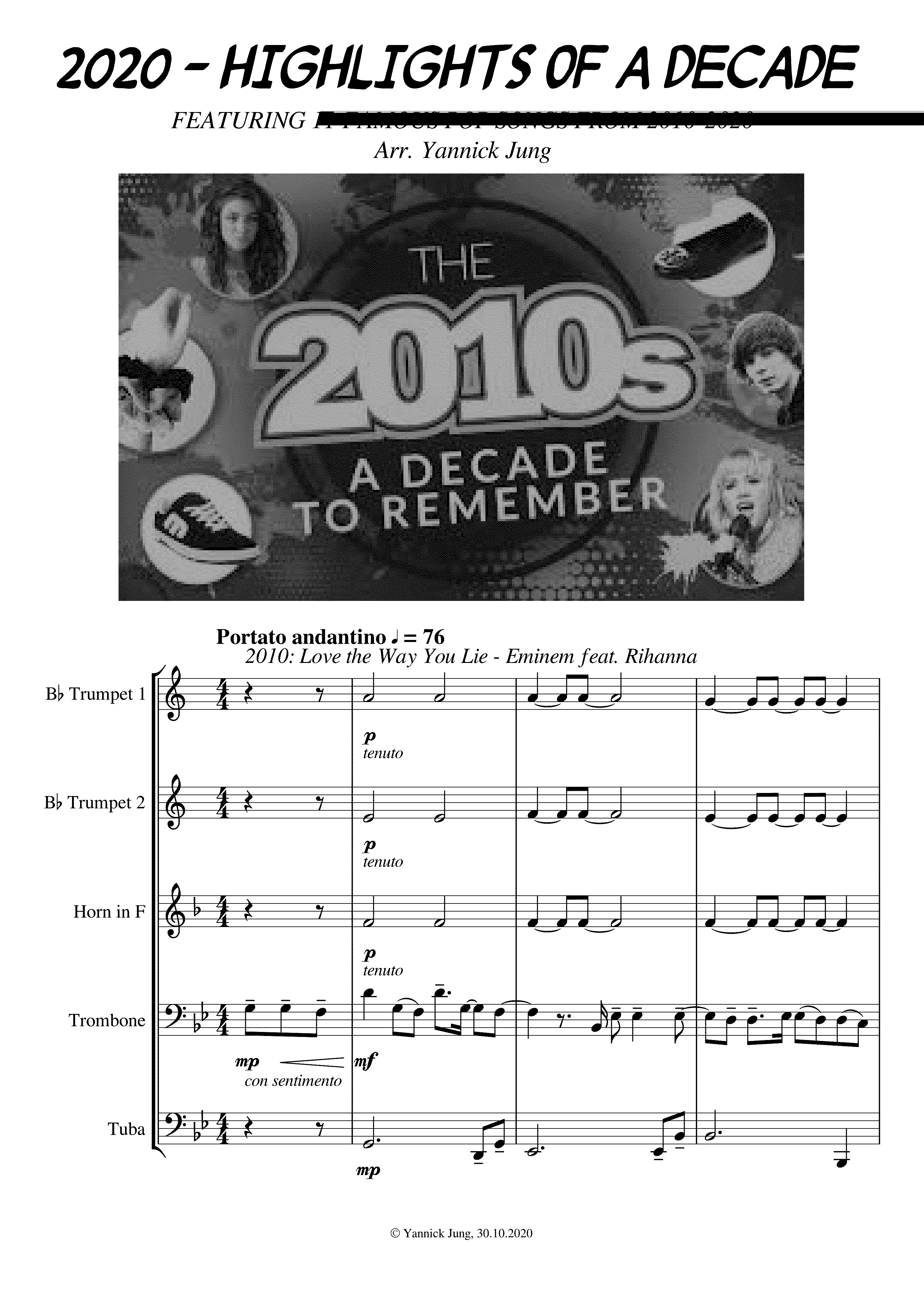 Partitura Pop