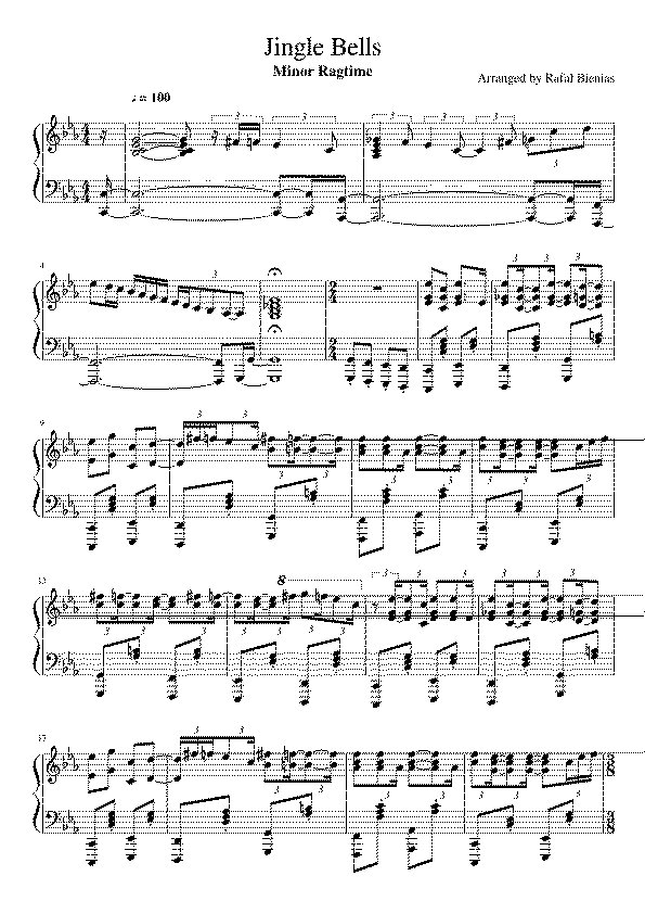 Partitura Ragtime