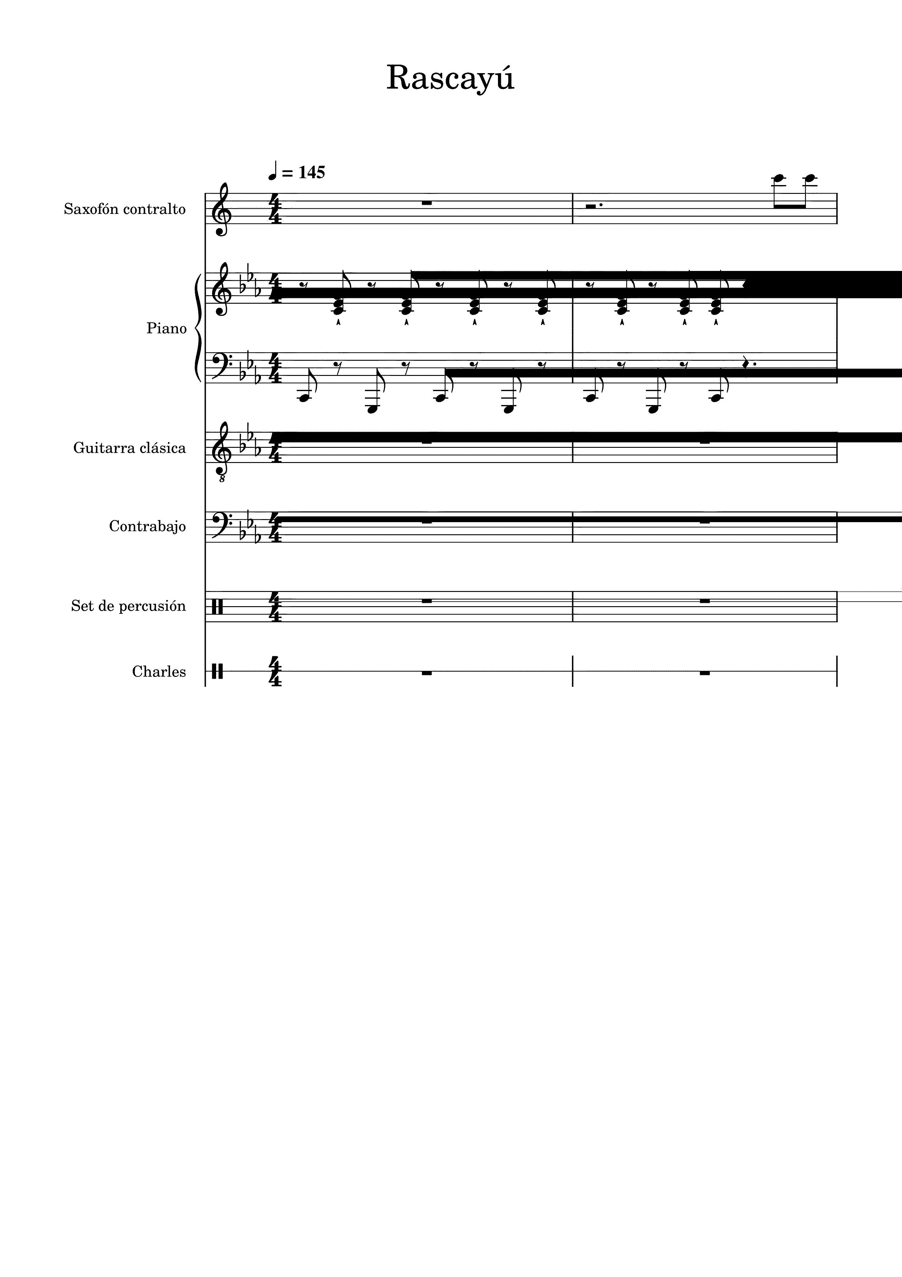 Partitura Rascayu