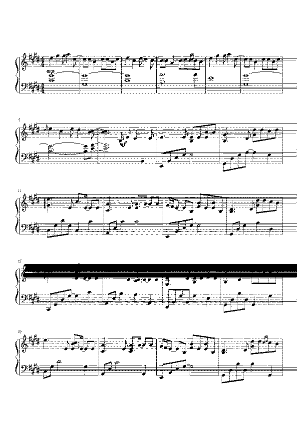 Partitura Reality Lost Frequencies