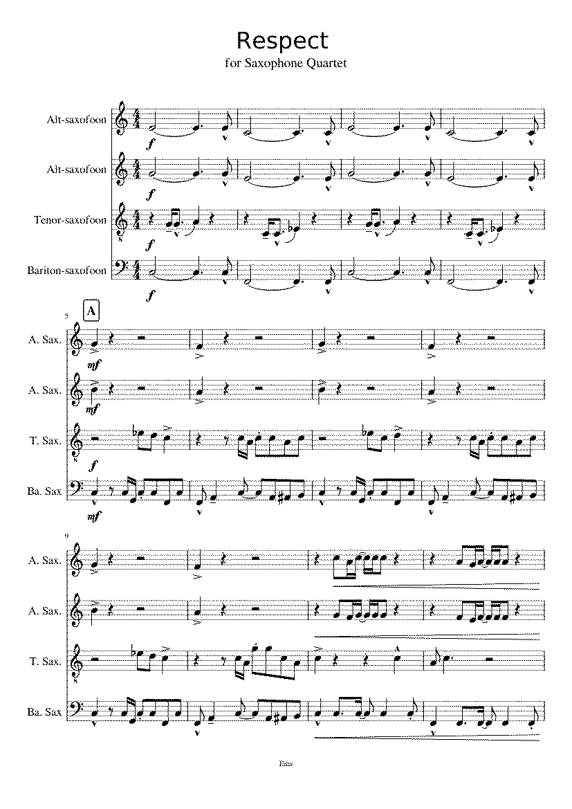 Partitura Respect Aretha Franklin