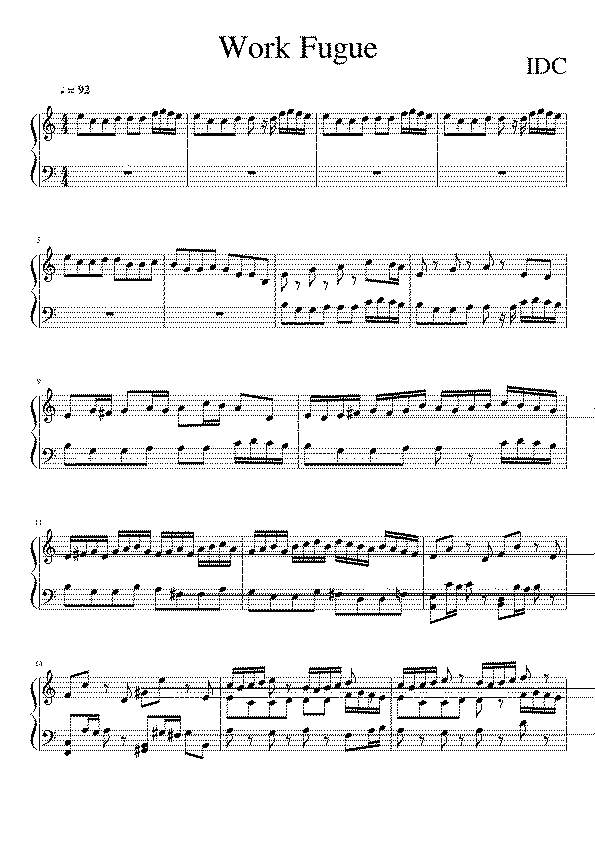 Partitura Rihanna Work