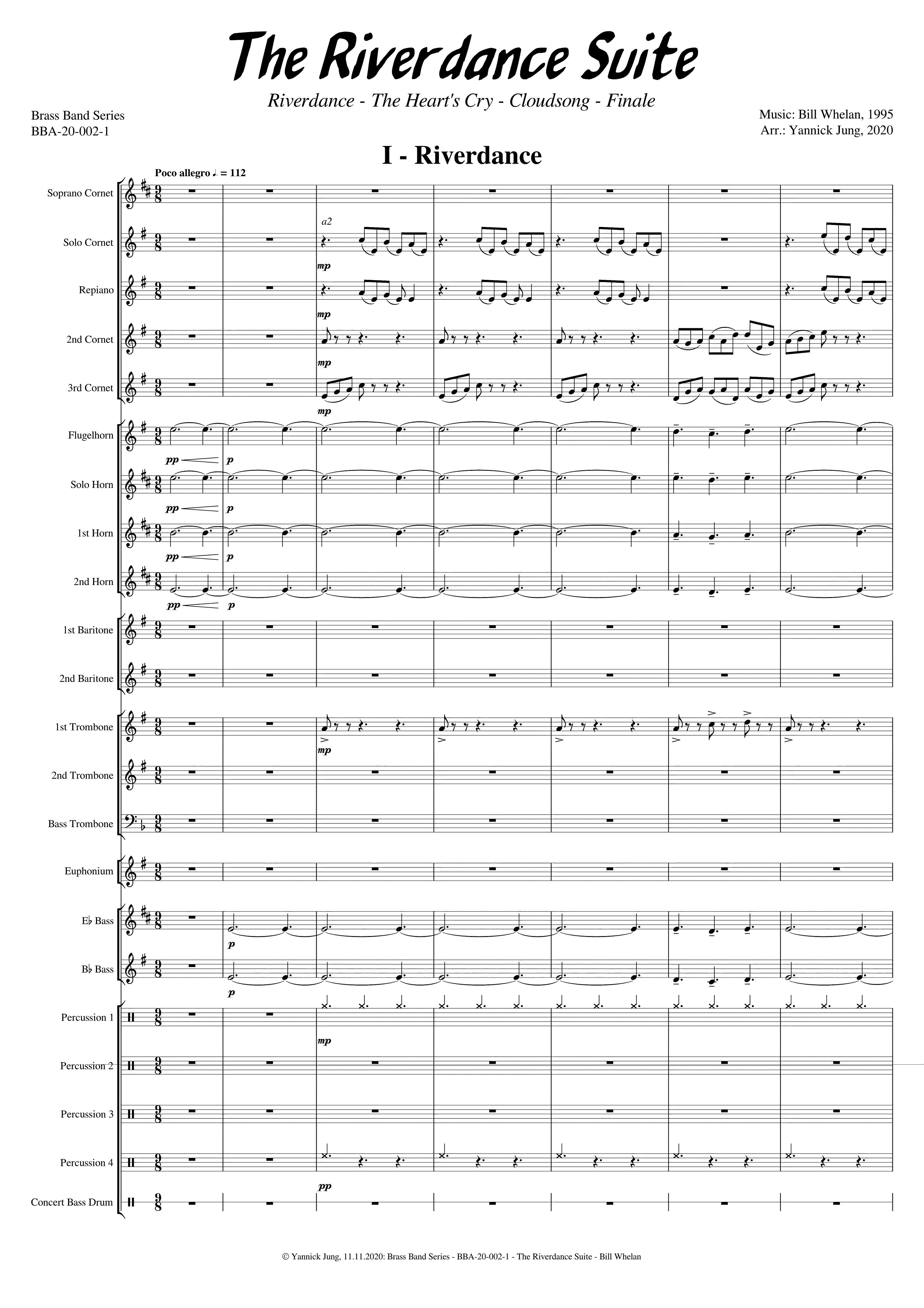 Partitura Riverdance