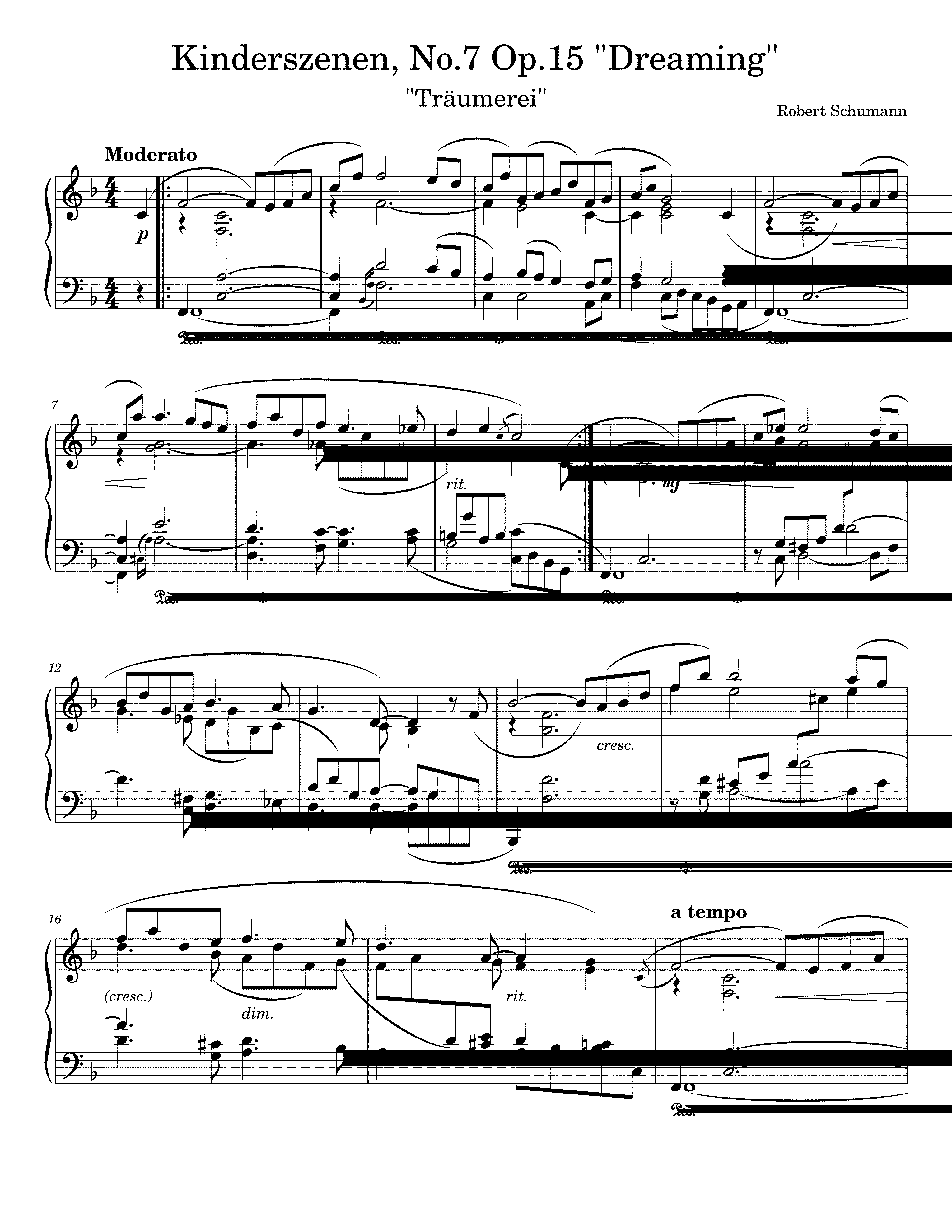 Partitura Robert Schumann