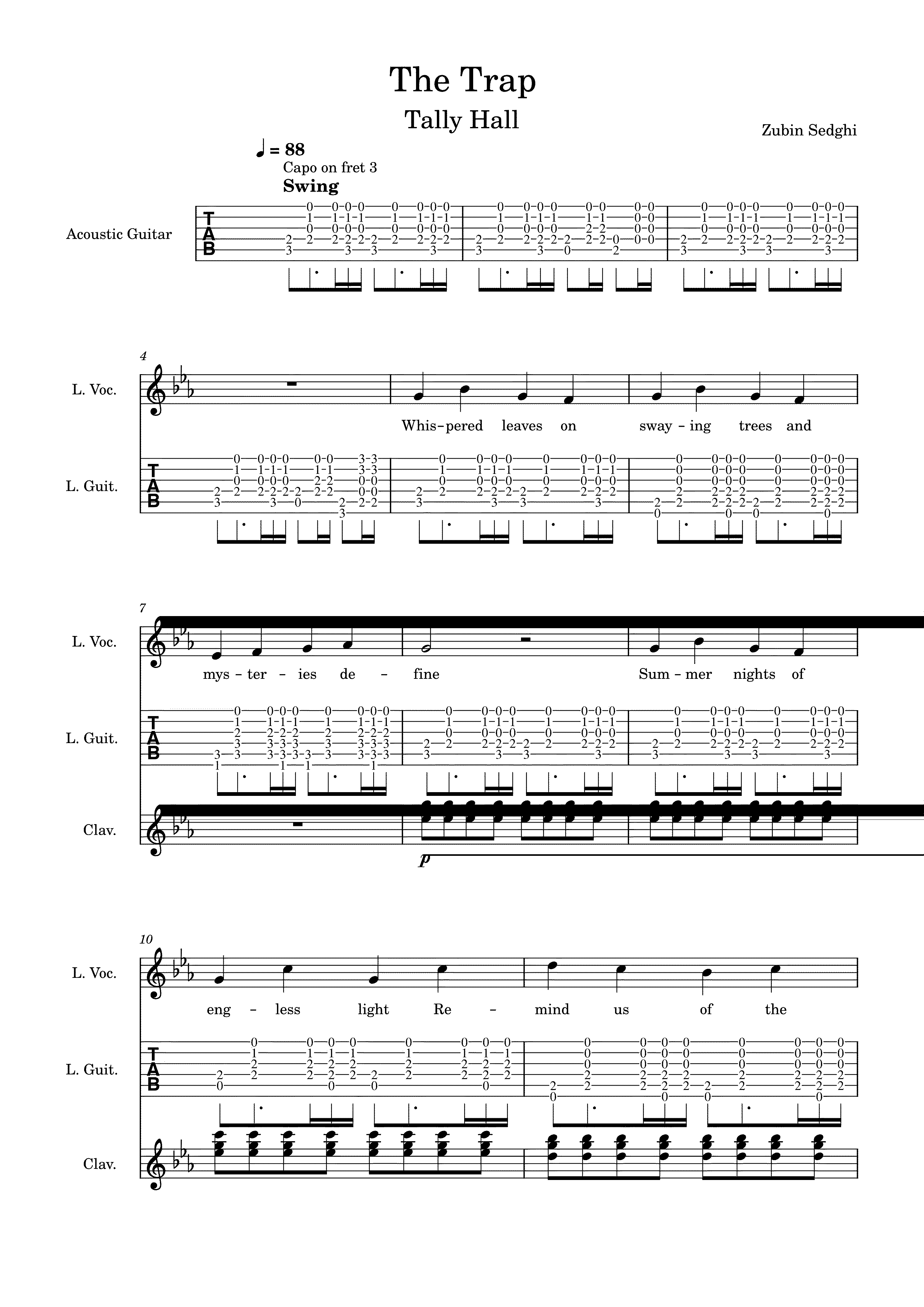 Partitura Rock Trap
