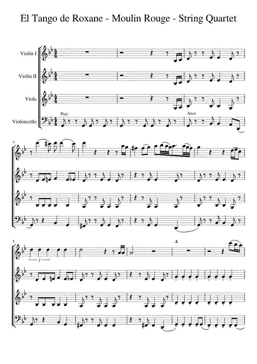 Partitura Roxanne