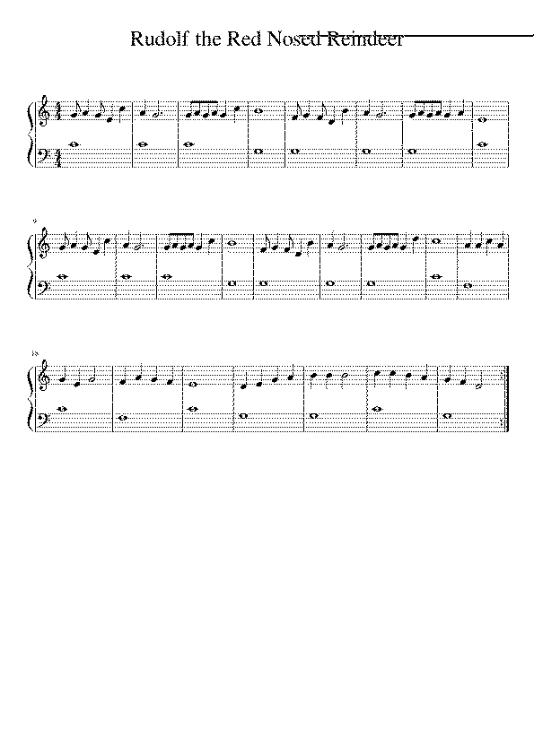 Partitura Rudolf