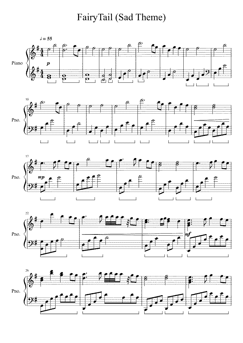 Partitura Sad