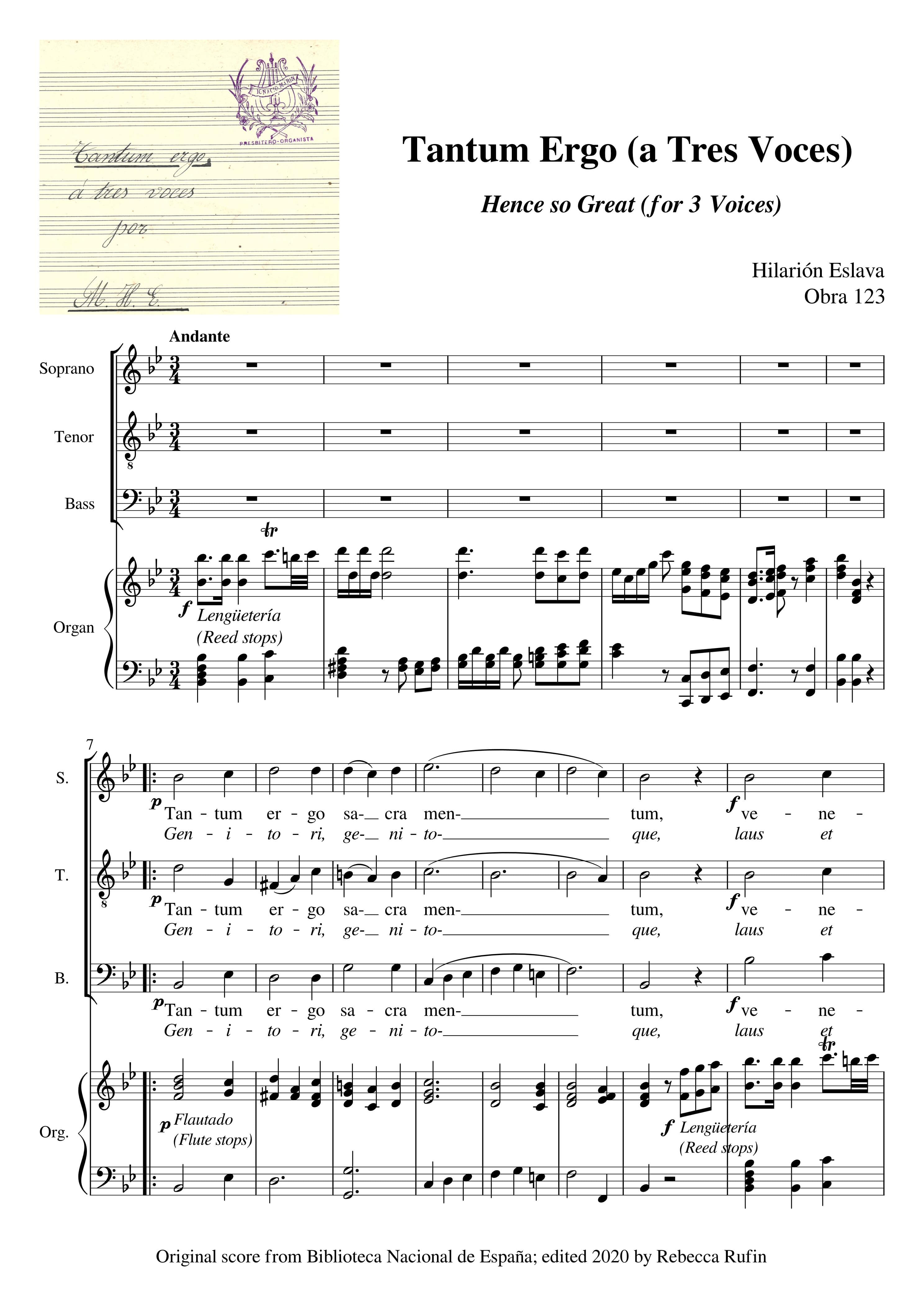 Partitura Salus Christi