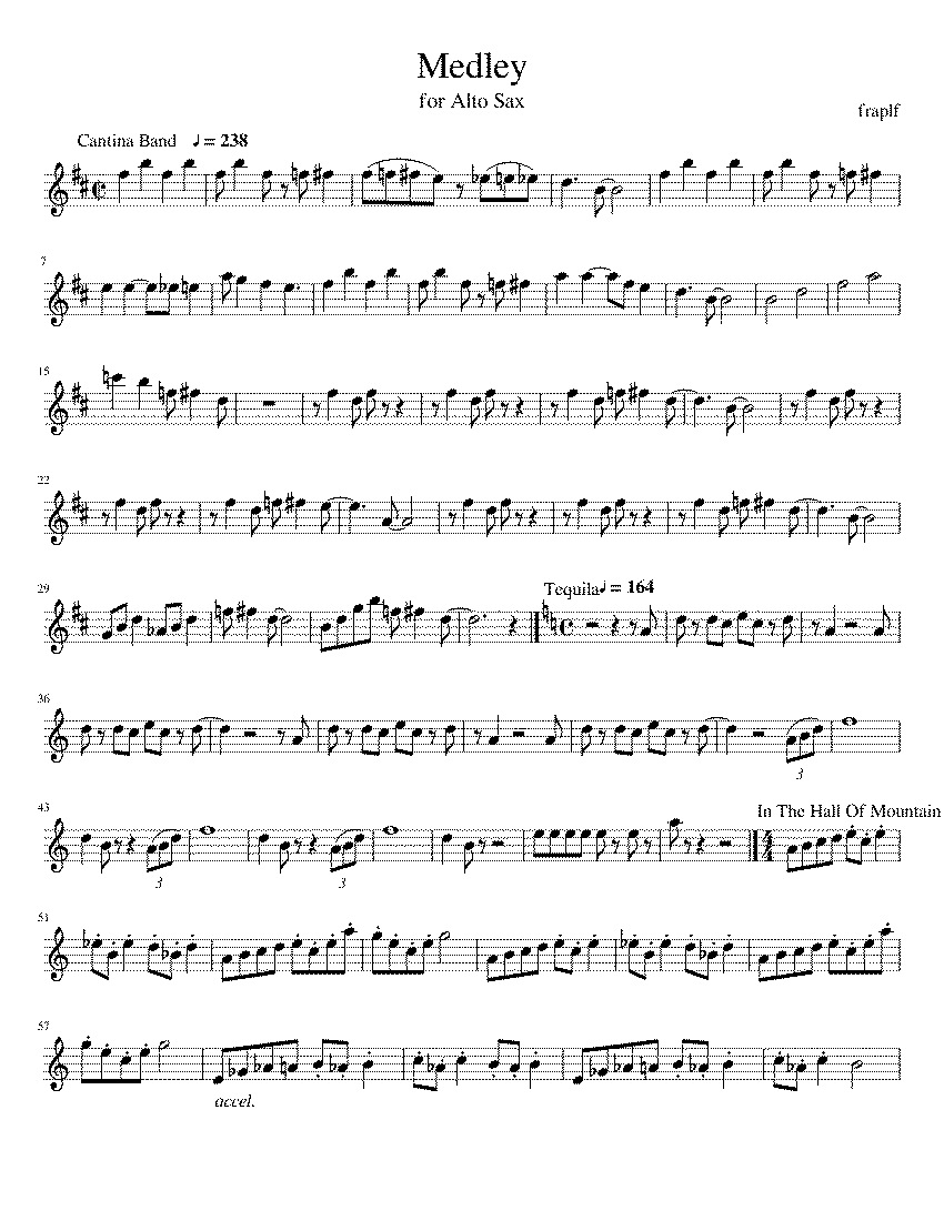 Partitura Sax Guy