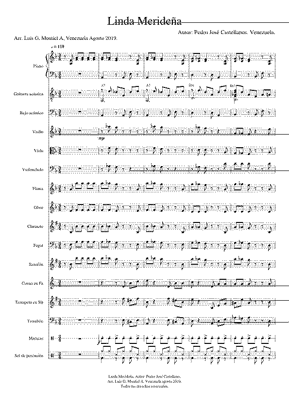 Partitura Sentido y Sensibilidad