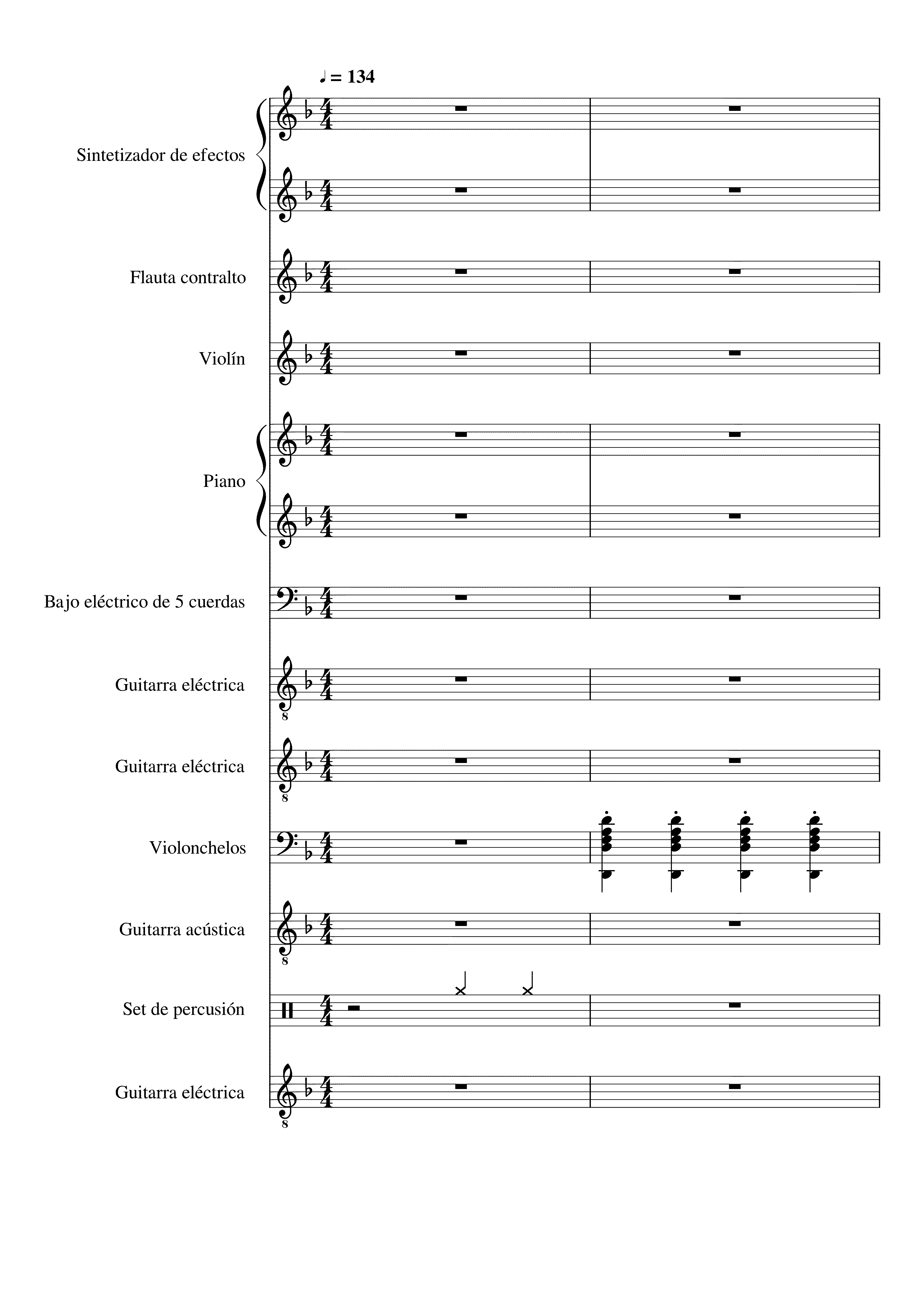 Partitura Silencio
