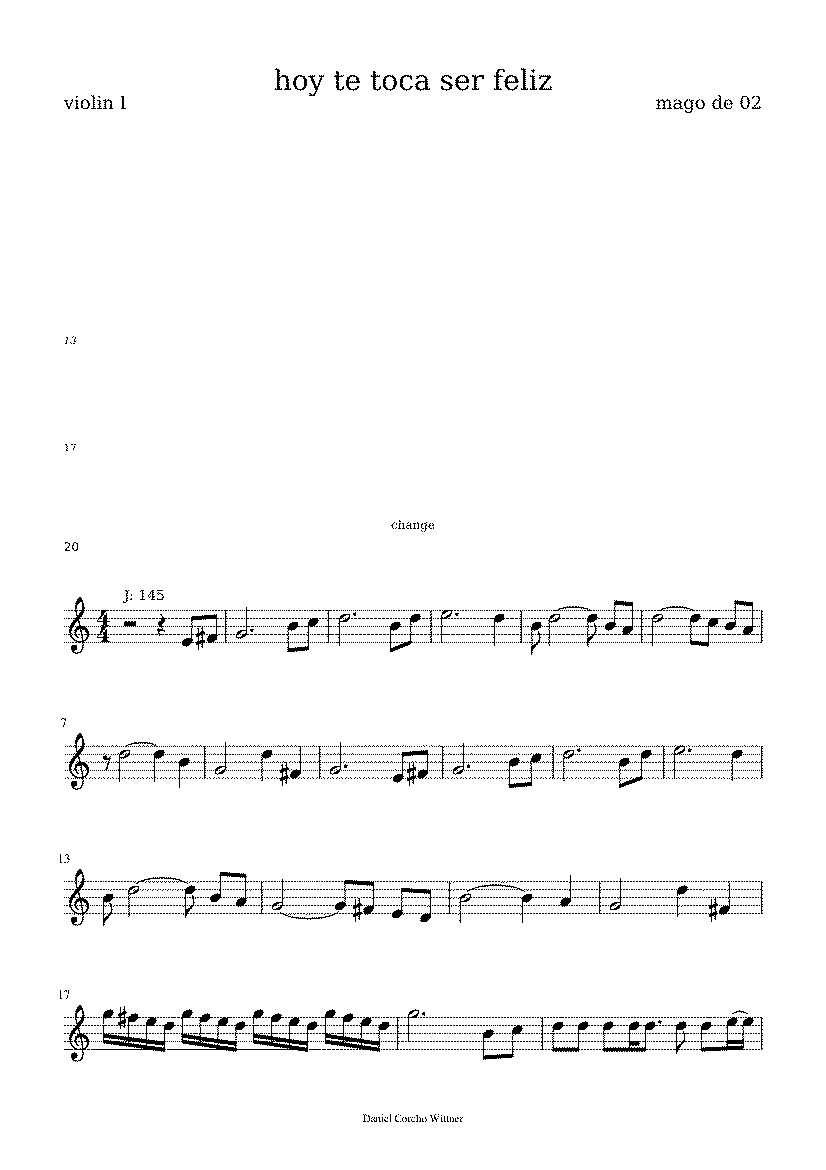 Partitura Silencios