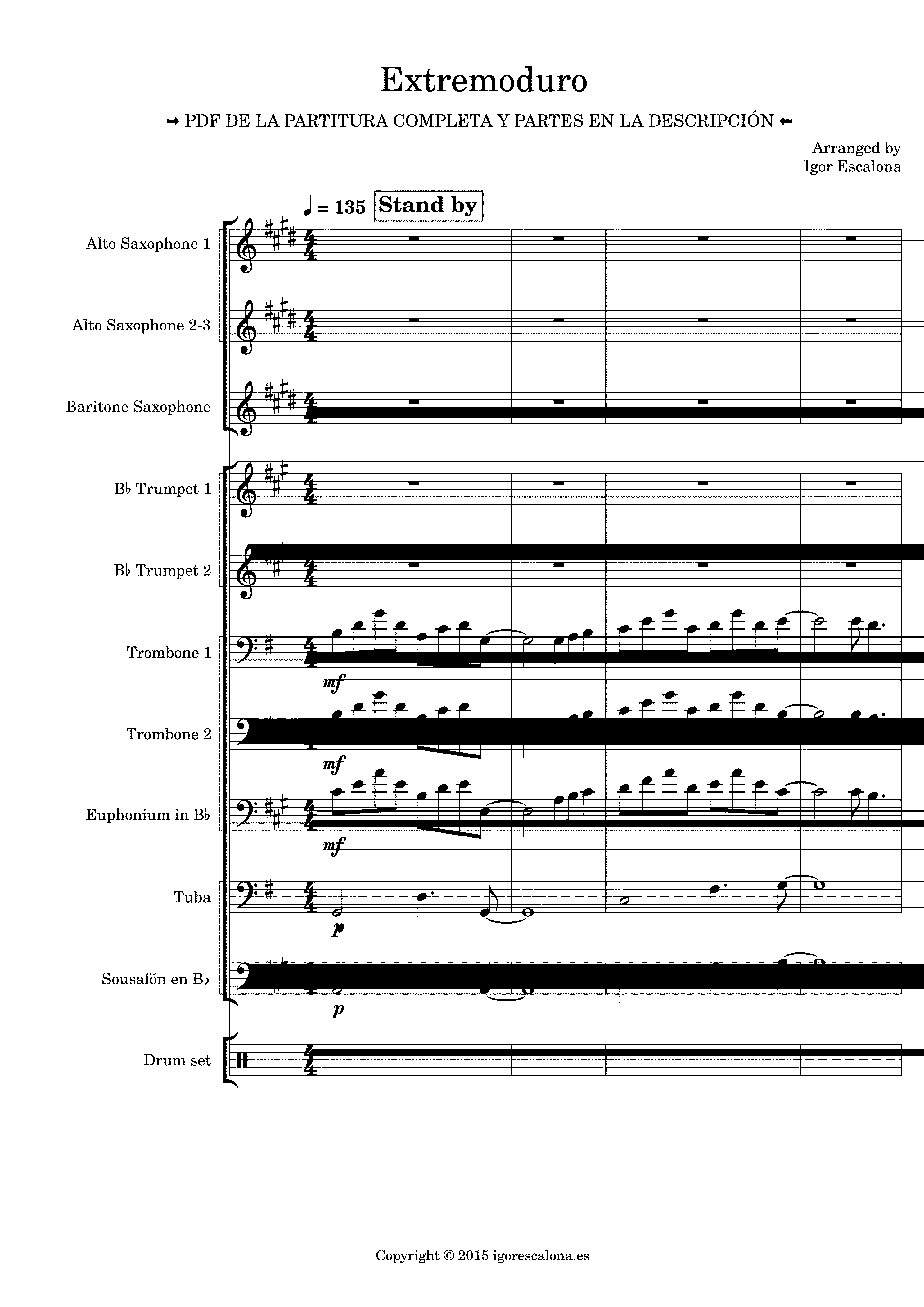 Partitura So Payaso Extremoduro
