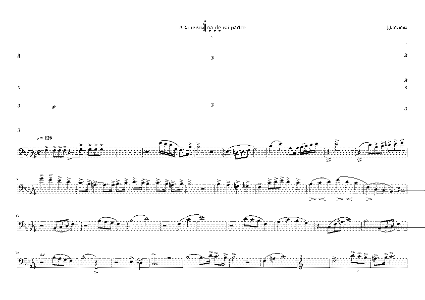 Partitura Solo a Ti Manue