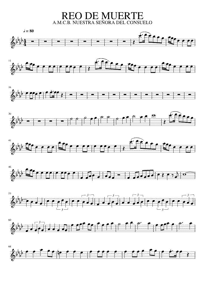 Partitura Solo Caridad del Guadalquivir
