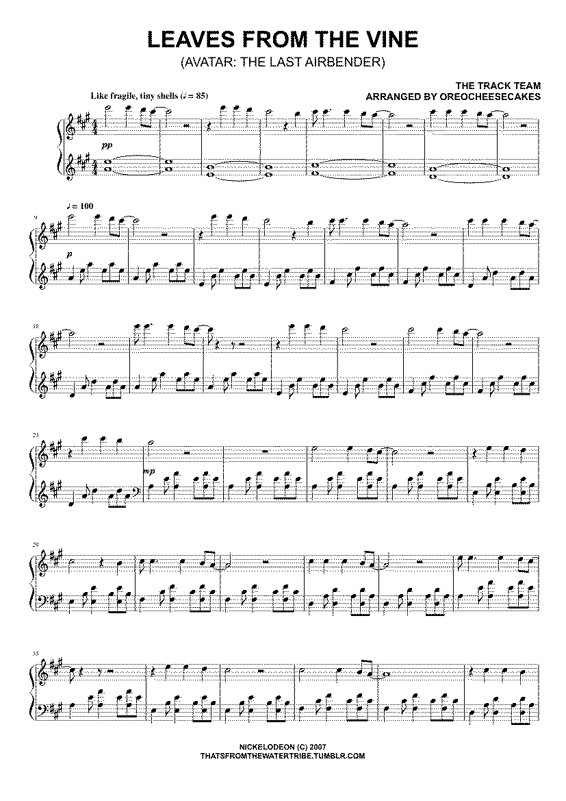 Partitura Son Vine