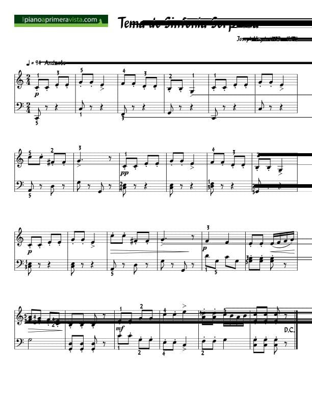 Partitura Sorpresa Sorpresa