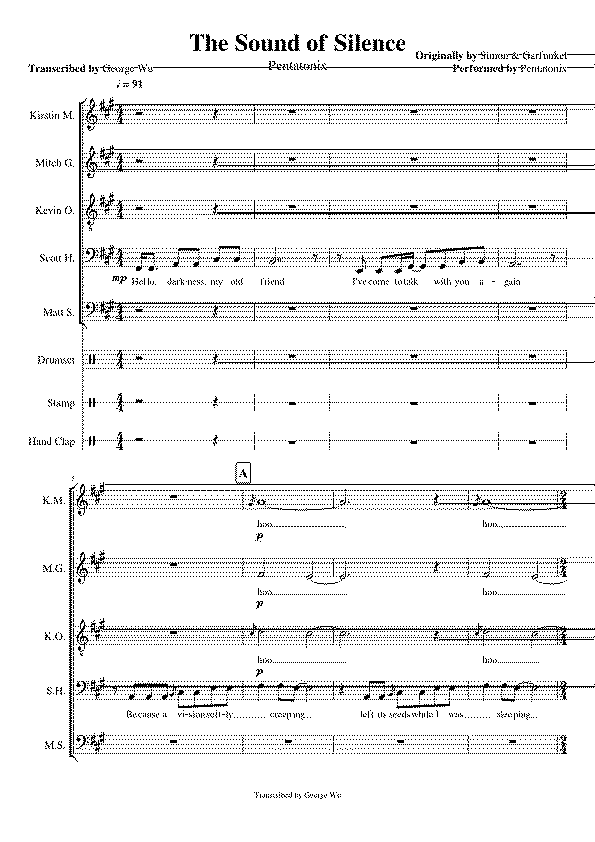 Partitura Sound of Music