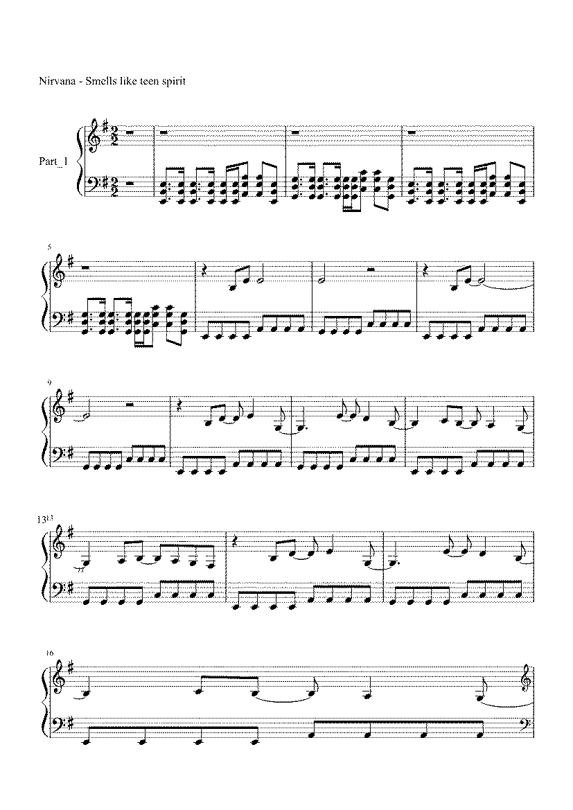 Partitura Spirit