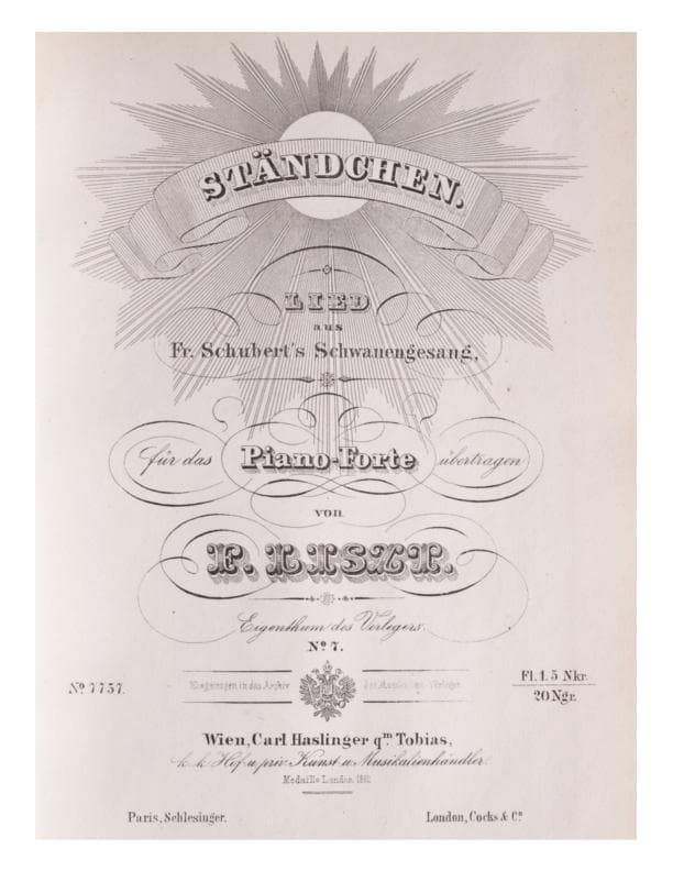 Partitura Standchen