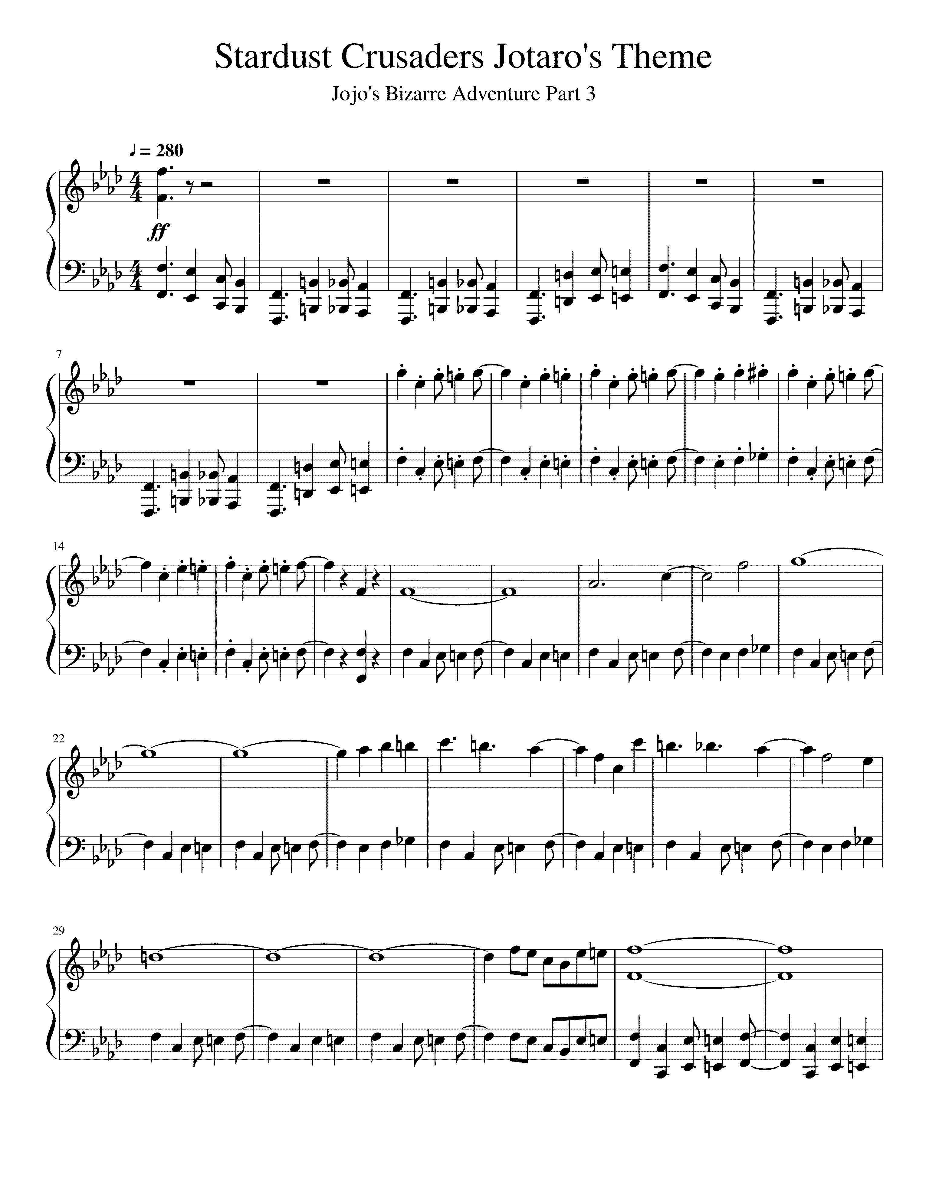 Partitura Stardust