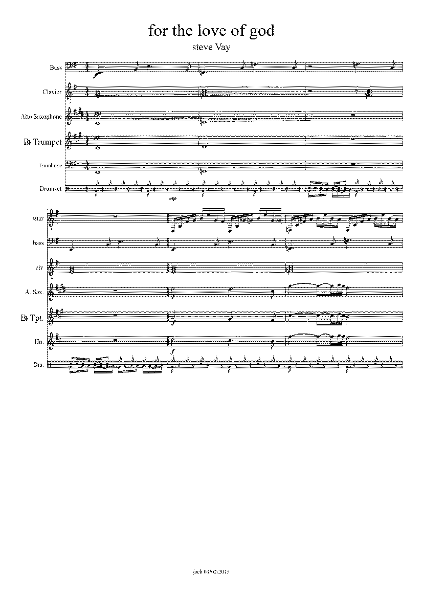 Partitura Steve Vai
