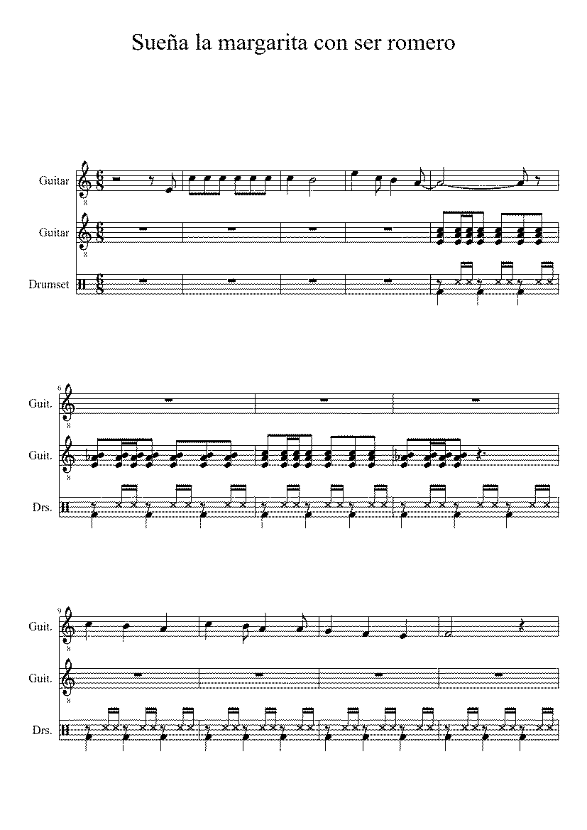Partitura Sueña La Margarita