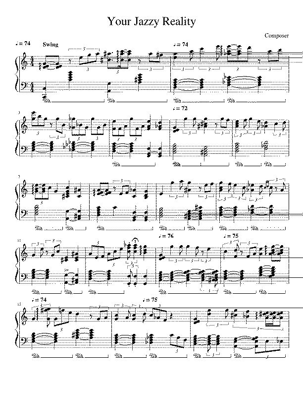 Partitura Synthesia