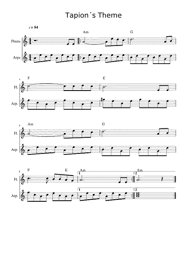 Partitura Tapion