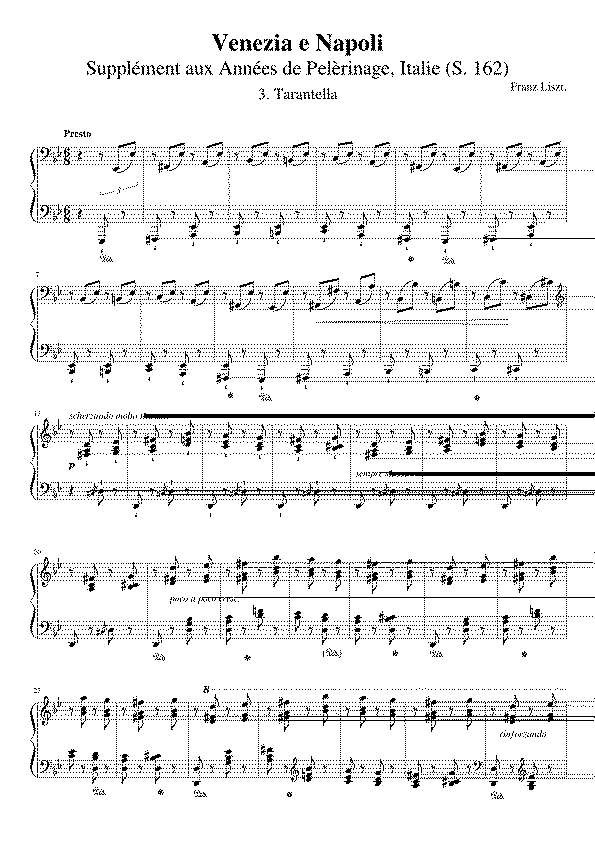 Partitura Taranta
