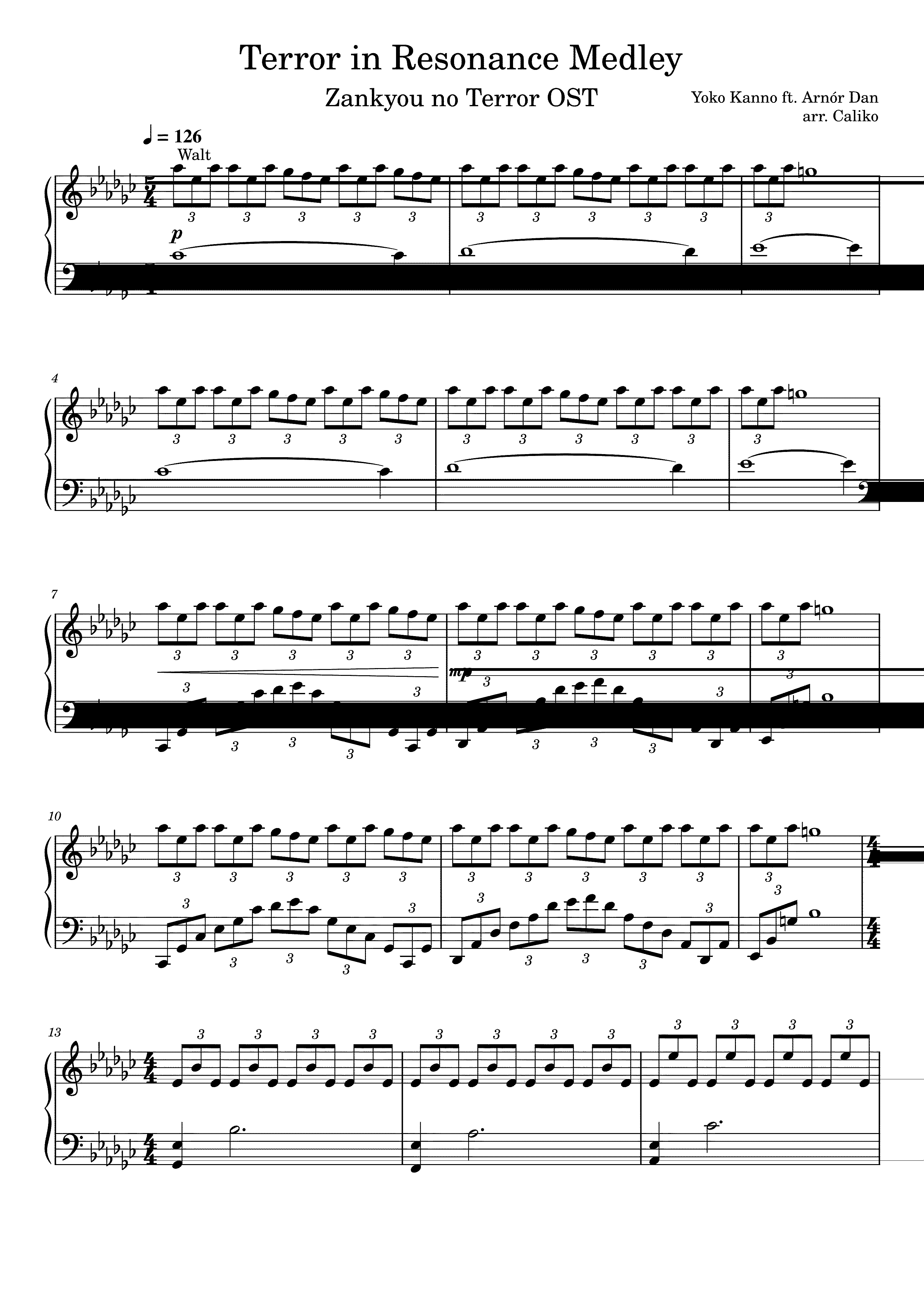 Partitura Terror