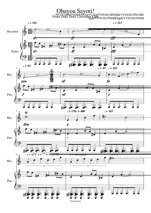 Partitura The Fools Who Dream