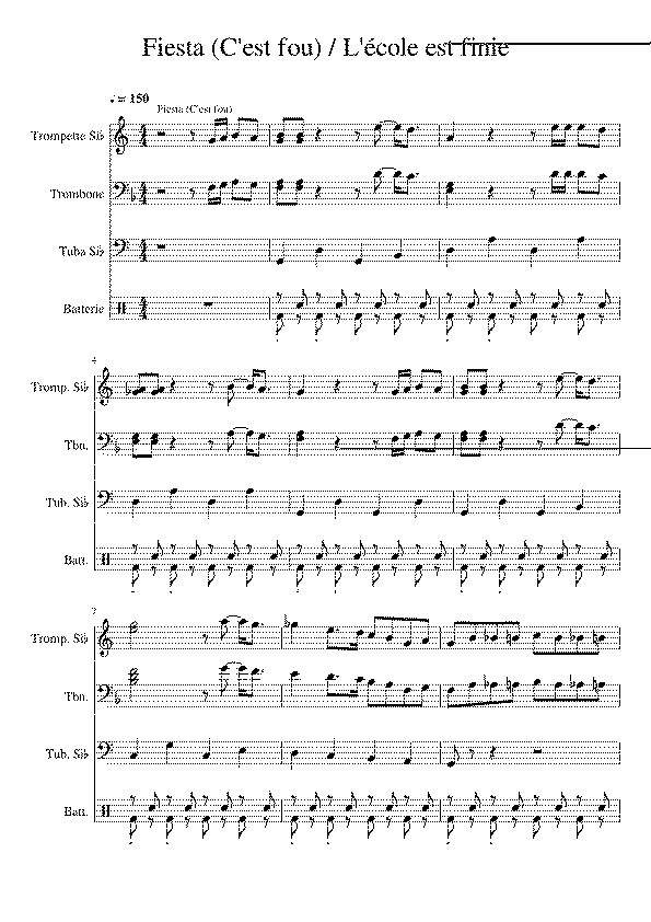 Partitura The Pogues Fiesta