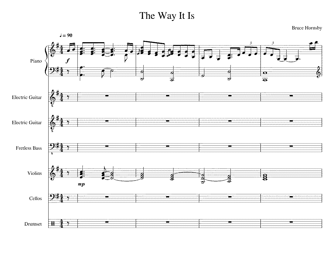 Partitura The Way