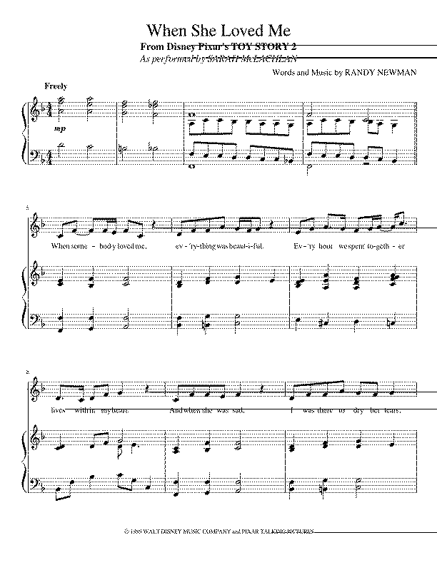 Partitura Toy