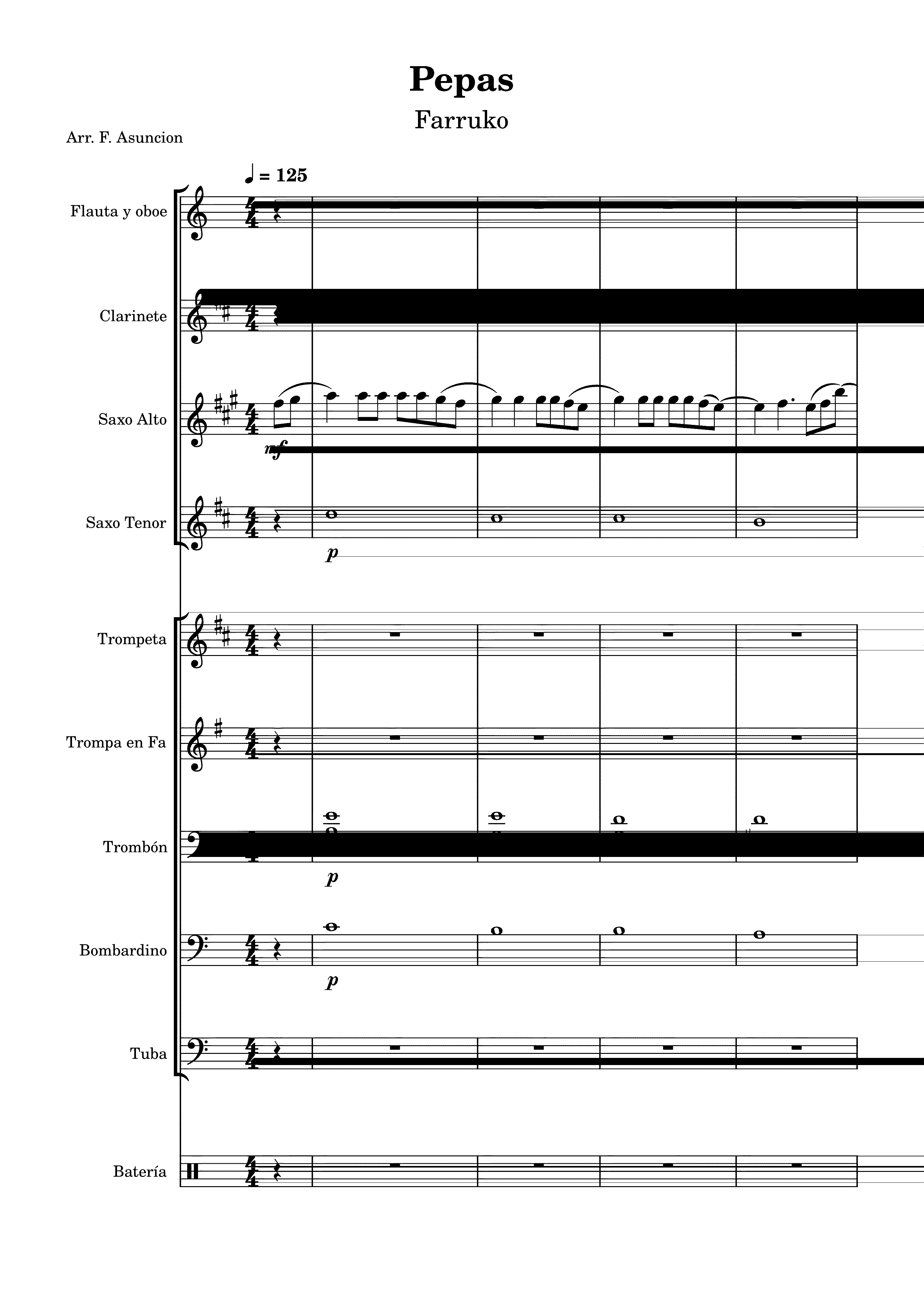 Partitura Txaranga