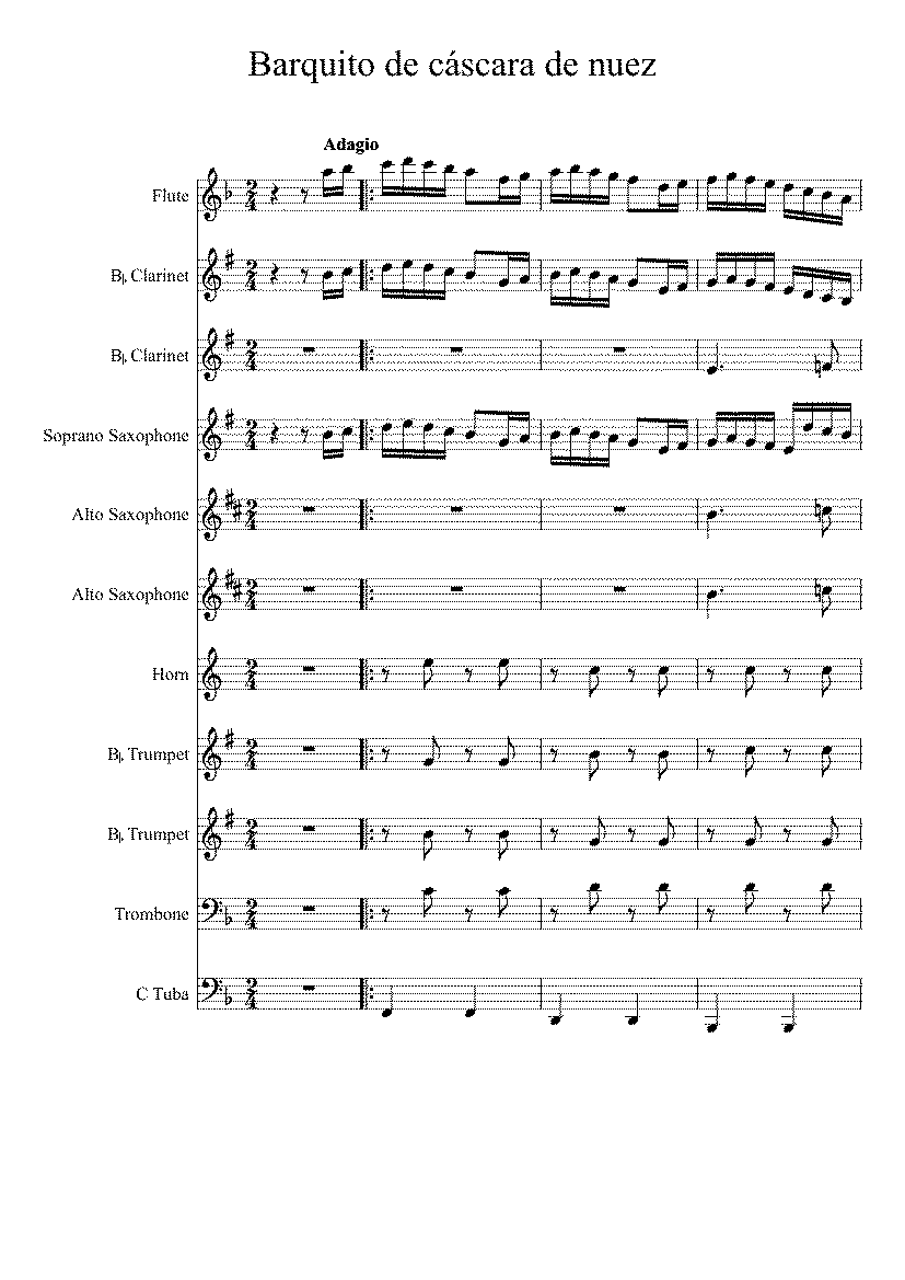 Partitura Un Barquito