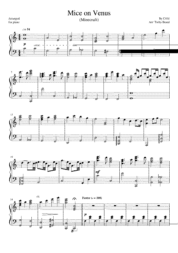 Partitura Venus